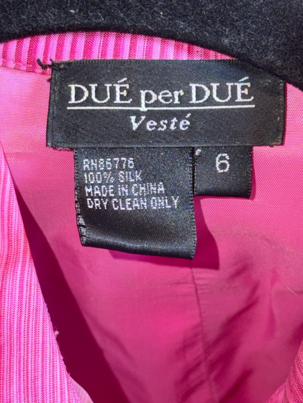 Due per Due 100% Silk Dupioni Shirt Dress - Picture 3 of 6
